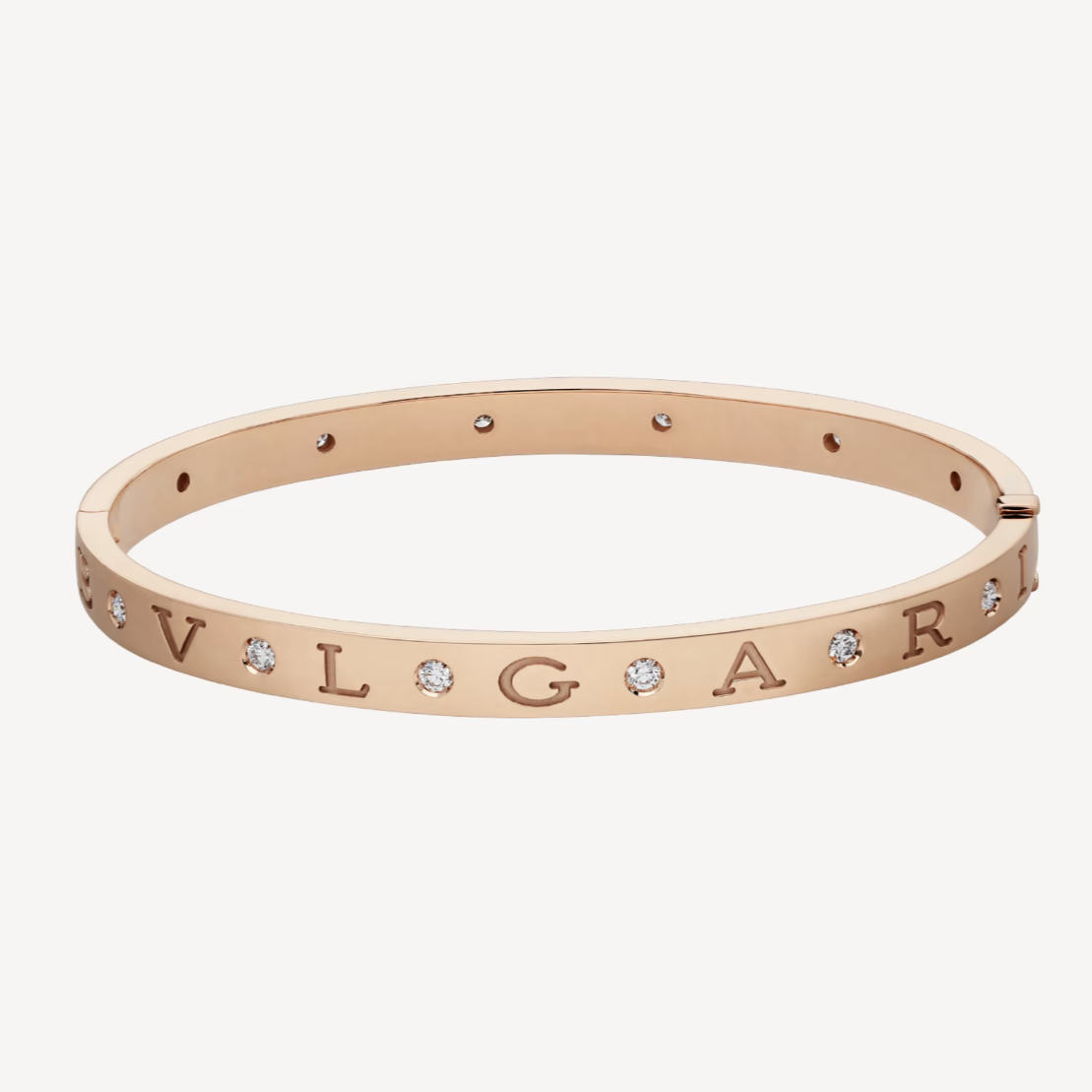 [GALE]ZERO 1 PINK GOLD 12 DIAMONDS BRACELET