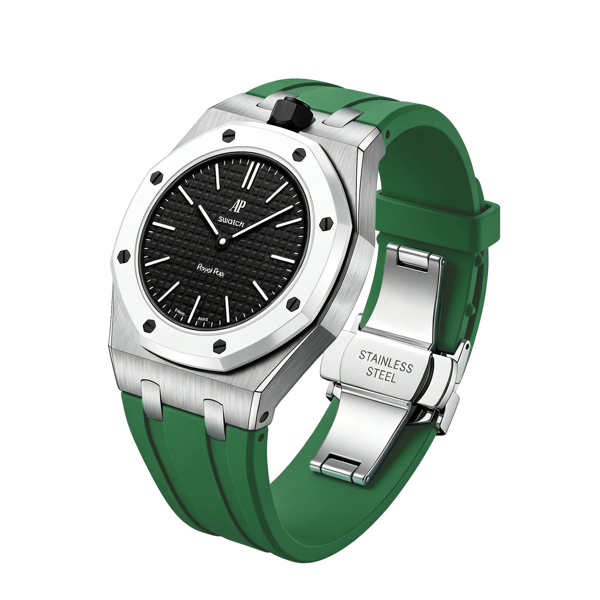 Royal Oak Pop Exclusive Steel Case & Silicone Strap With Cradle