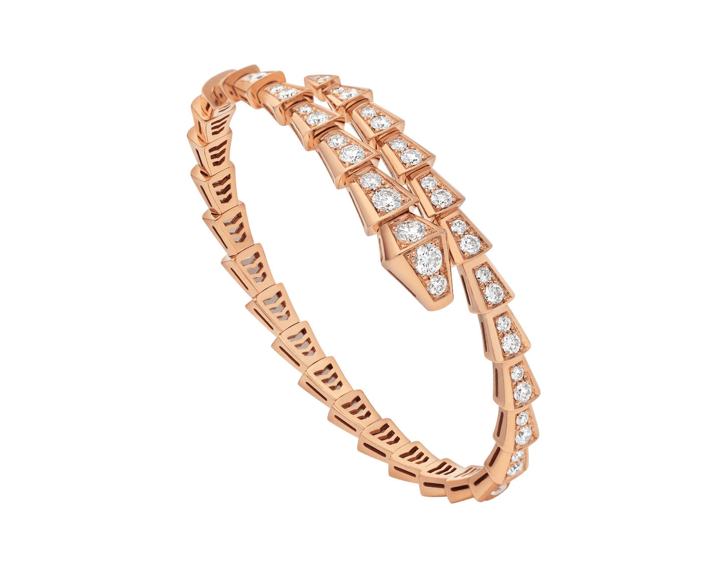 [GALE]SERPENTI BRACELET 6.8MM PINK GOLD DIAMOND