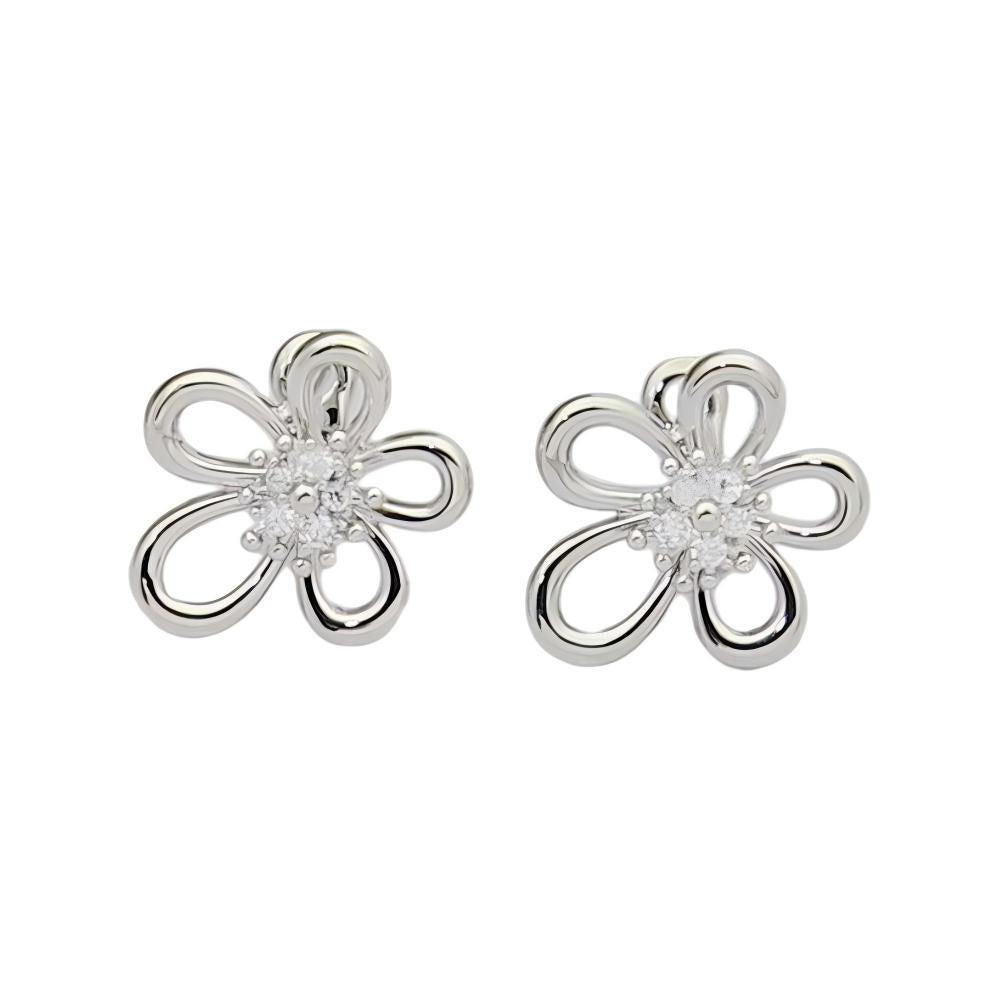[GALE JURI] FLOWERLACE EARRING 5 DIAMONDS