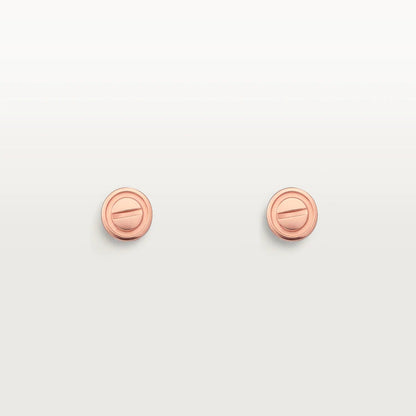 [GALE]LOVE EARRINGS PINK GOLD 10MM
