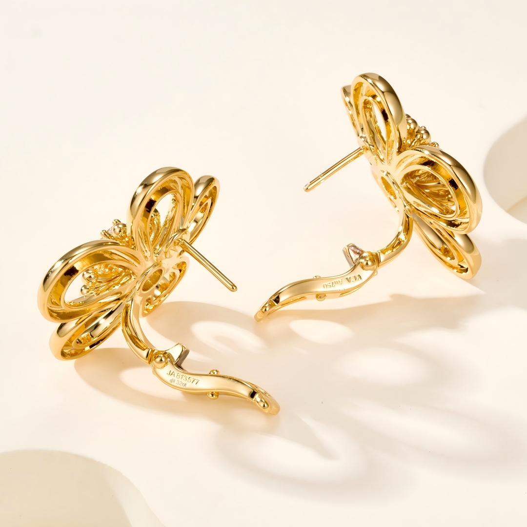 [GALE JURI] FLOWERLACE EARRING 5 DIAMONDS