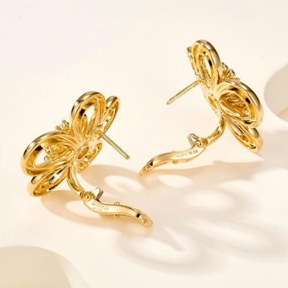 [GALE JURI] FLOWERLACE EARRING 5 DIAMONDS