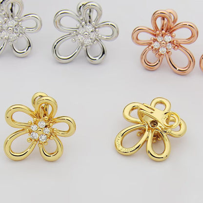 [GALE JURI] FLOWERLACE EARRING 5 DIAMONDS