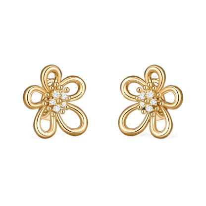 [GALE JURI] FLOWERLACE EARRING 5 DIAMONDS