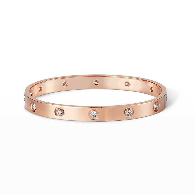 [GALE]LOVE BRACELET 6.1MM 10 DIAMONDS