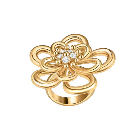 [GALE JURI] FLOWERLACE RING 5 DIAMONDS