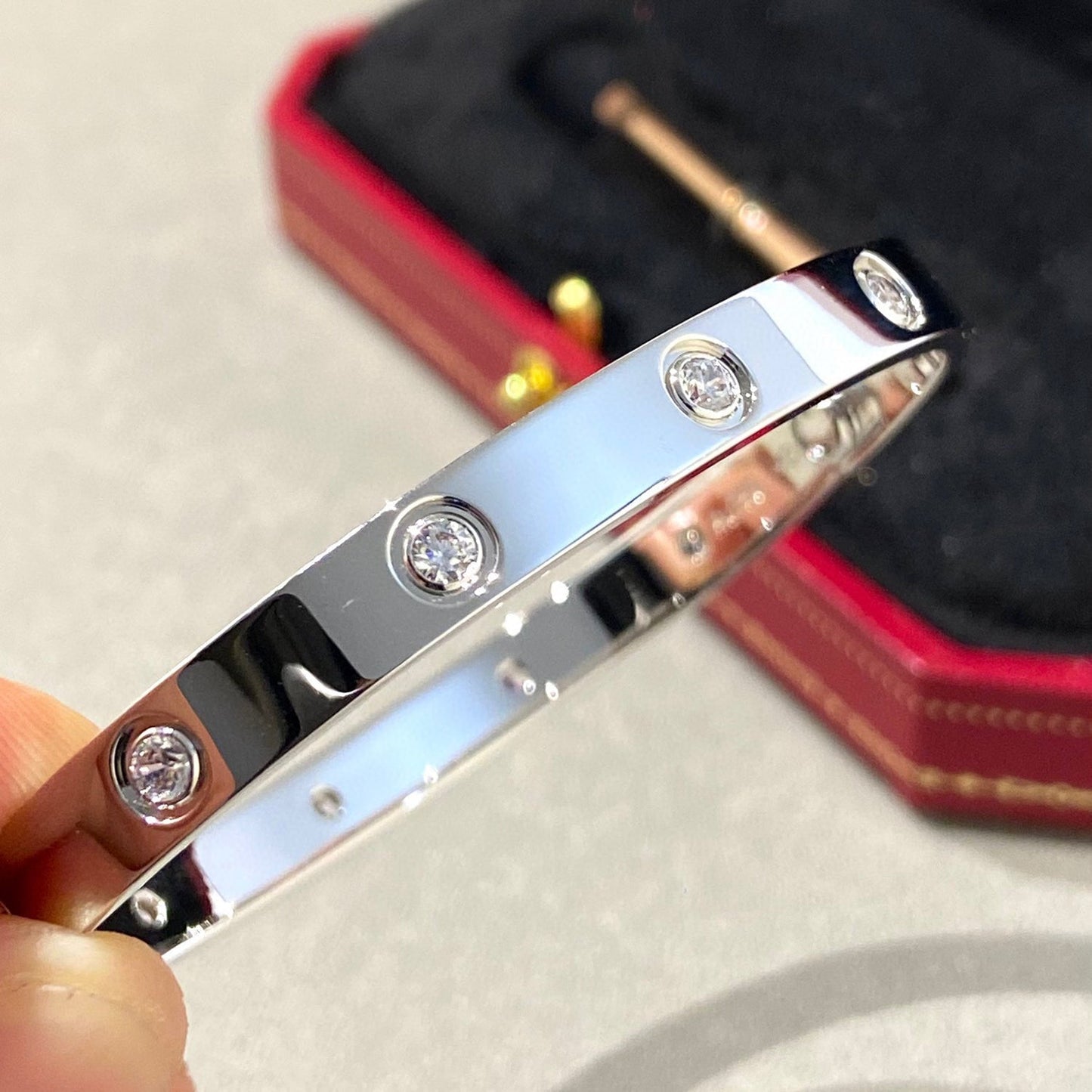 [GALE]LOVE BRACELET 6.1MM 10 DIAMONDS
