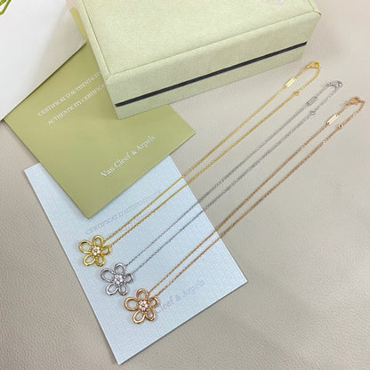 [GALE JURI]FLOWERLACE NECKLACE 5 DIAMONDS