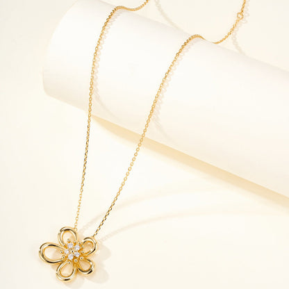 [GALE JURI]FLOWERLACE NECKLACE 5 DIAMONDS