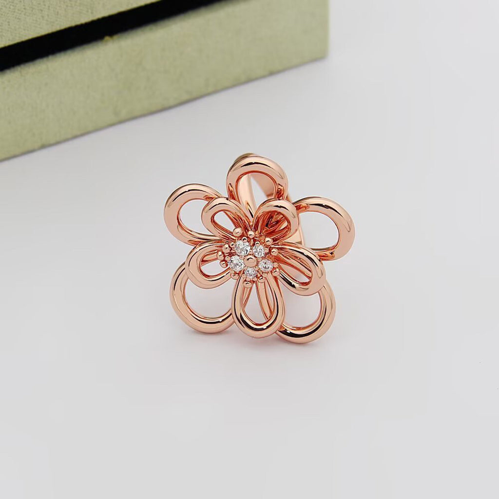 [GALE JURI] FLOWERLACE RING 5 DIAMONDS