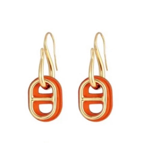 [GALE]HM O'MAILLON GOLD EARRINGS