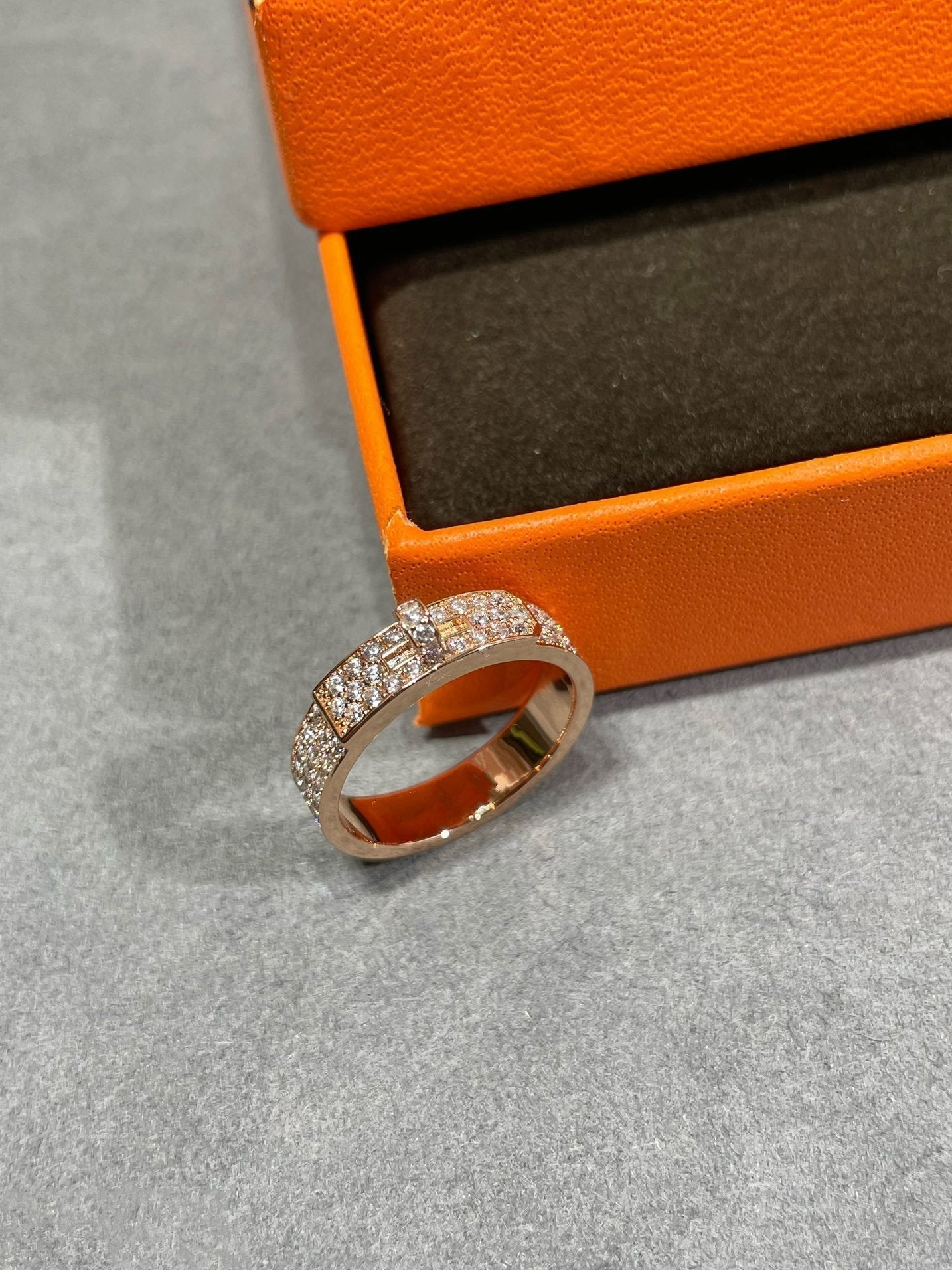 [GALE]KELLY PINK GOLD DIAMOND RING