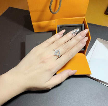 [GALE]ECHAPPEE RING SILVER DIAMOND