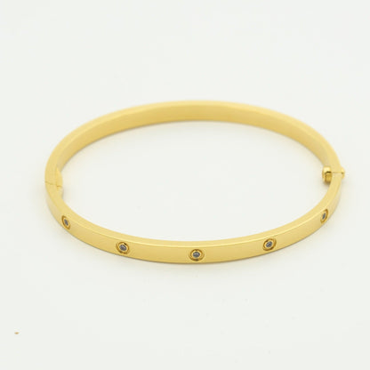 [GALE]LOVE BRACELET 3.65MM 10 DIAMONDS