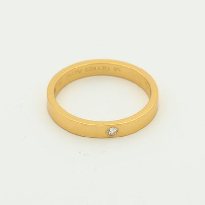 [GALE]LOVE RING 4MM 1 DIAMOND