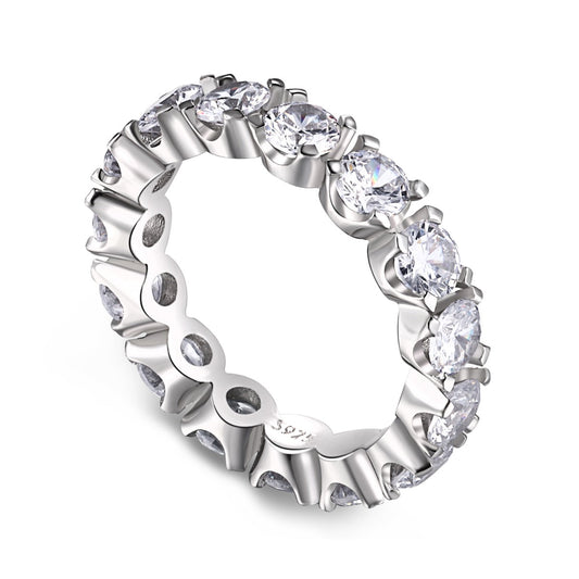 [GALE]Eternity Round Cut Tennis Ring