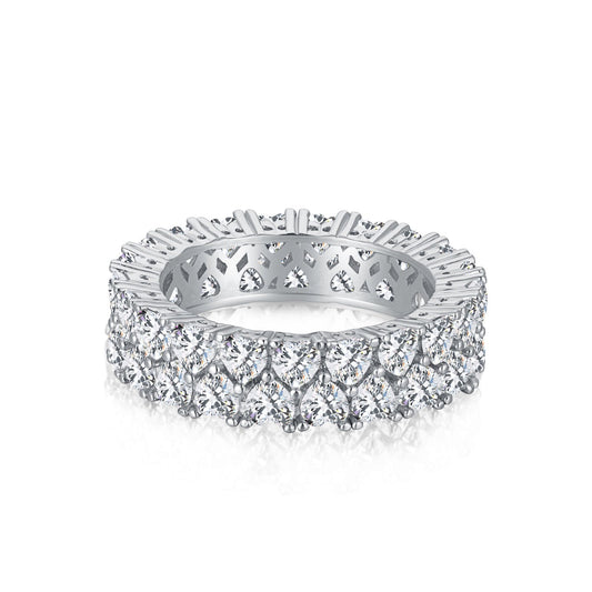[GALE]Sparkling Full Heart Ring