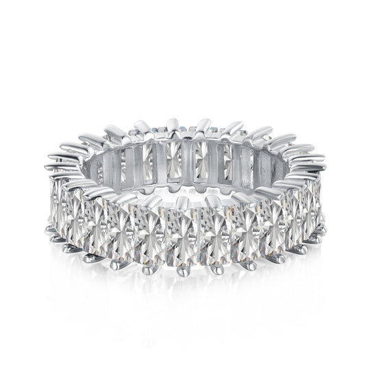[GALE]Unique Colorful Radiant Cut RIng