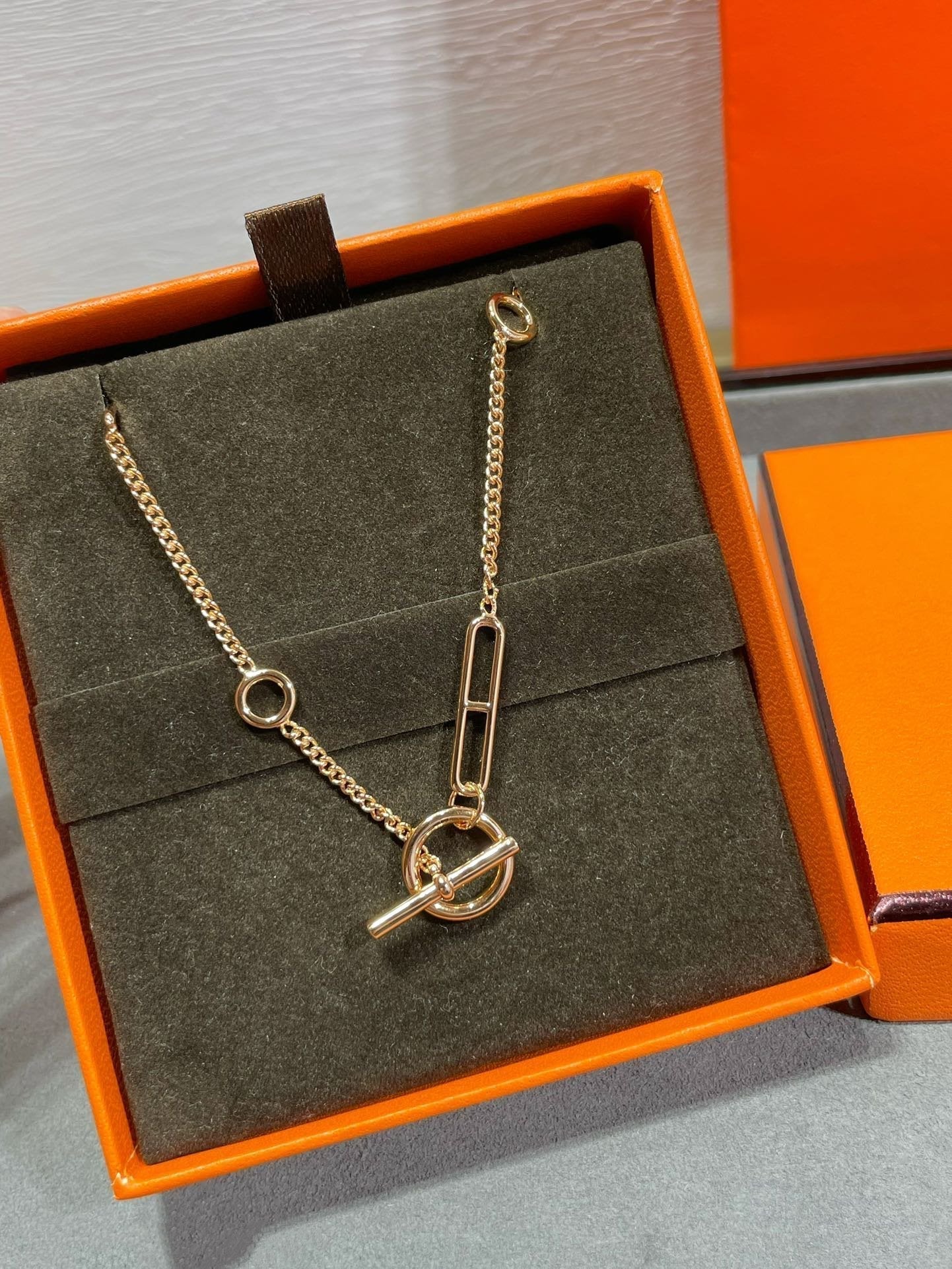 [GALE]HM STERLING CHAINE D'ANCRE HEART