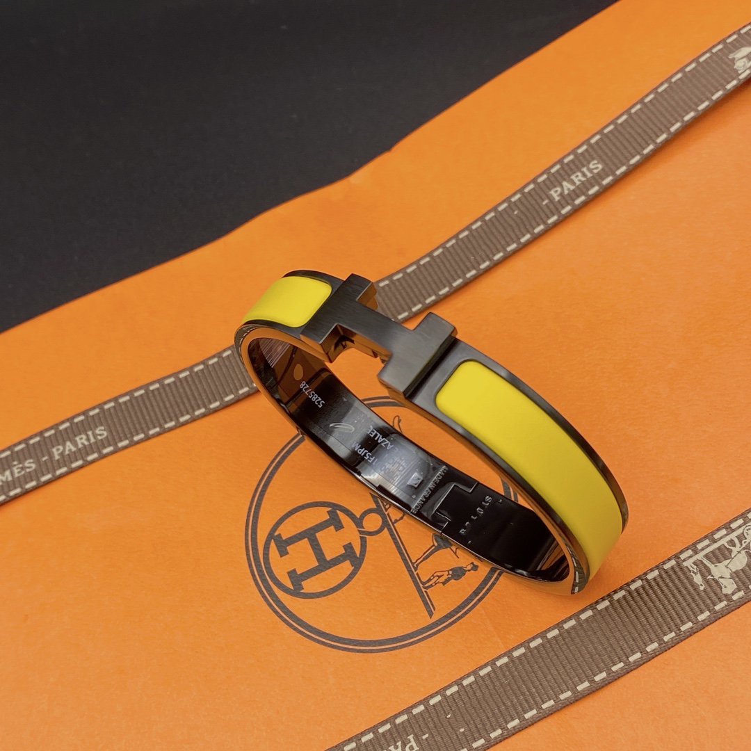 [GALE]CLIC HM SO BLACK YELLOW BRACELET
