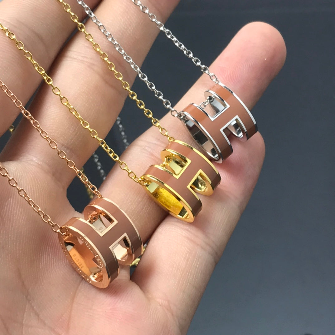 [GALE]H NECKLACE BROWN