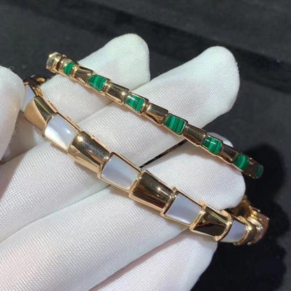 [GALE]SERPENTI BRACELET PINK GOLD MOP