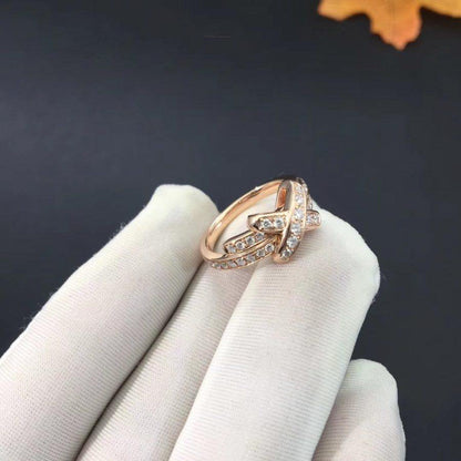 [GALE]JEUX DE RING PINK GOLD DIAMOND