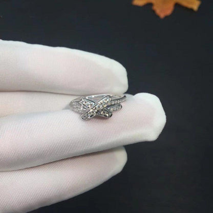 [GALE]JEUX DE SILVER DIAMOND RING