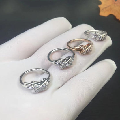 [GALE]JEUX DE SILVER DIAMOND RING