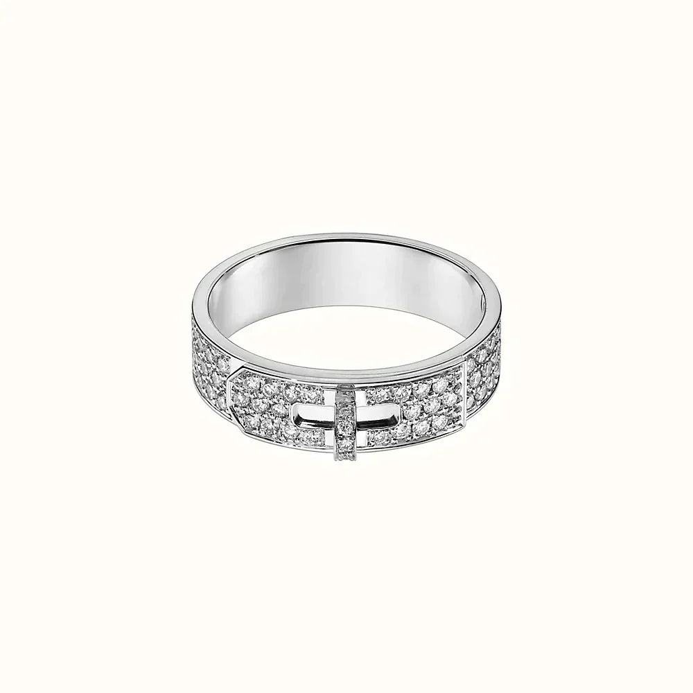 [GALE]KELLY SILVER DIAMOND RING