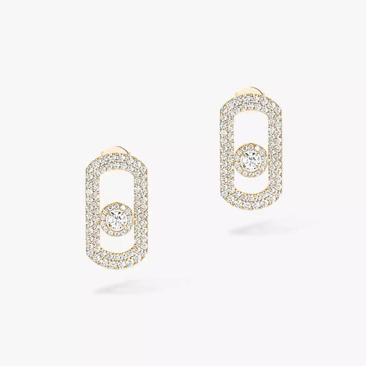 [GALE]So Move Pave_-Set Diamond Earrings in Silver