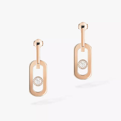 [GALE] So Move XL Diamond Hoop Earring
