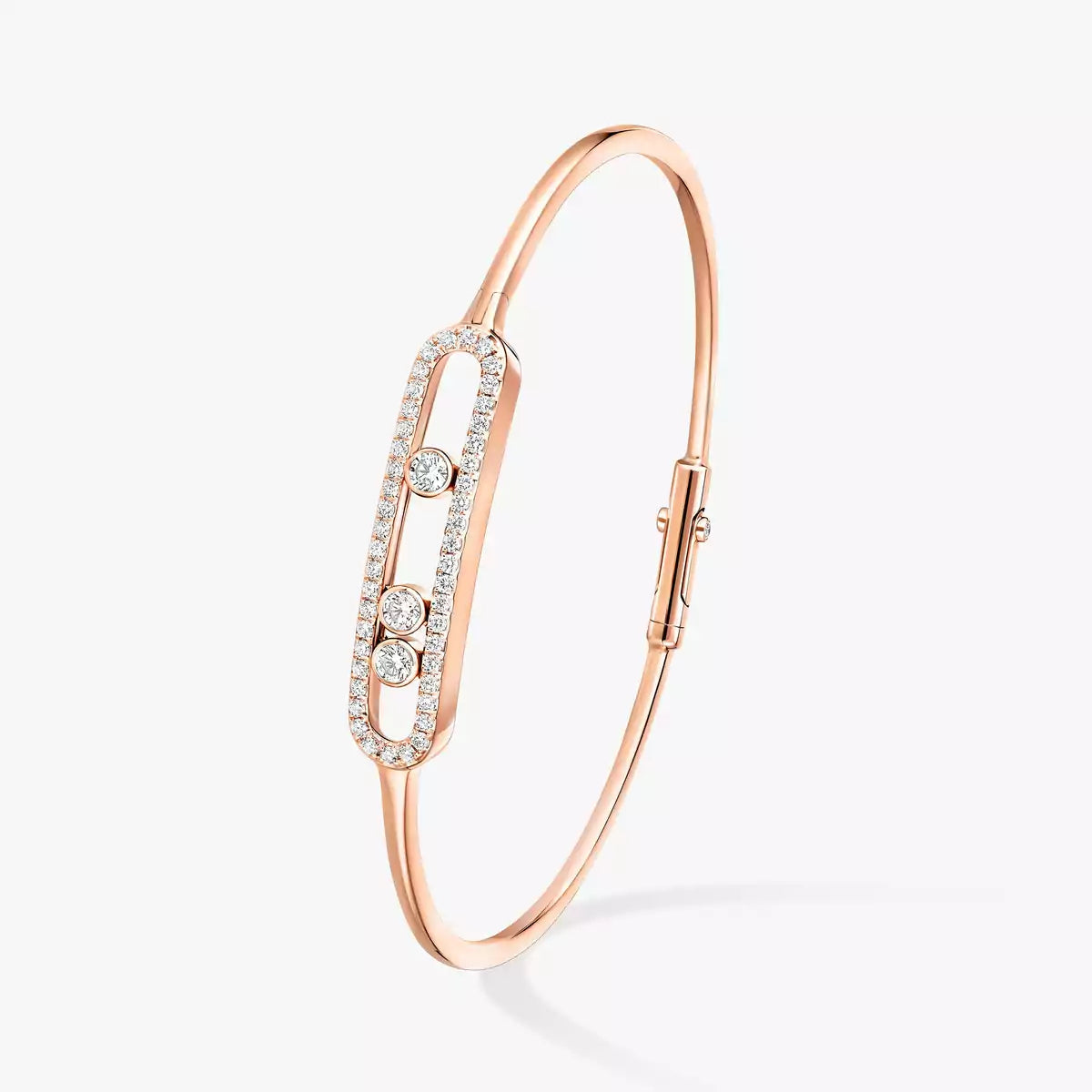 [GALE]Move Pavé Diamond Bangle Bracelet M