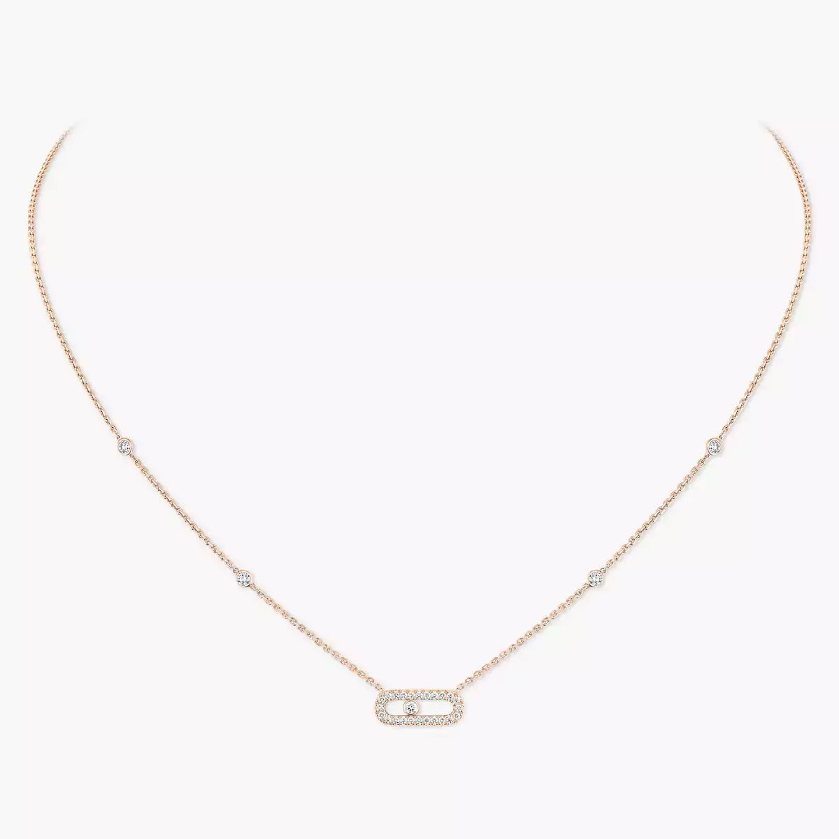 [GALE]Diamond Necklace Move Uno
