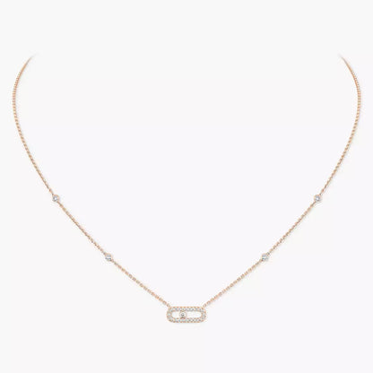 [GALE]Diamond Necklace Move Uno