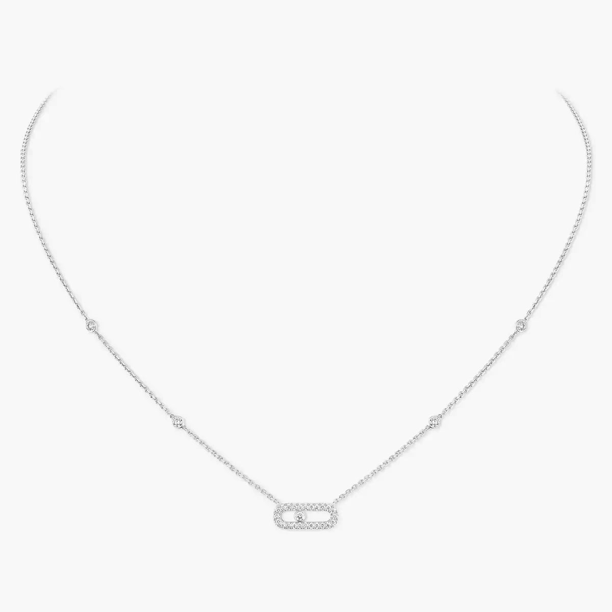 [GALE]Diamond Necklace Move Uno