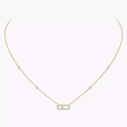 [GALE]Diamond Necklace Move Uno