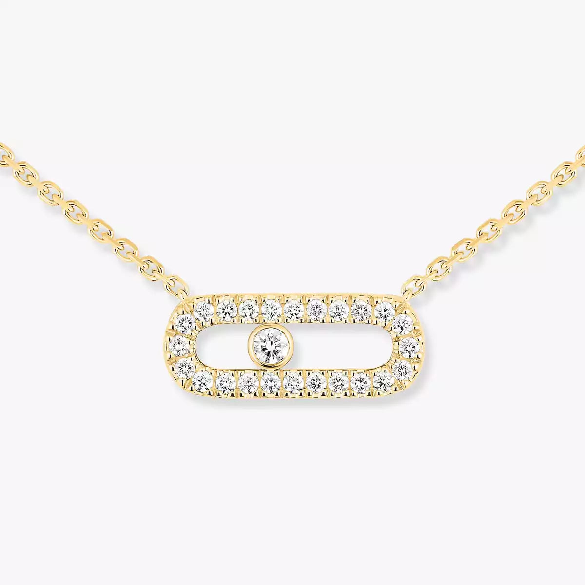 [GALE]Diamond Necklace Move Uno