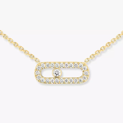 [GALE]Diamond Necklace Move Uno