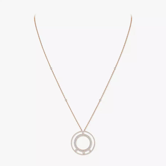 [GALE]Move Romane Long Pave_-Set Diamond Necklace