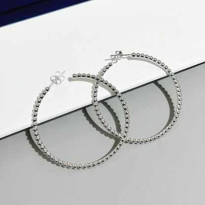[GALE] SMOOTH BEAD STUD EARRINGS