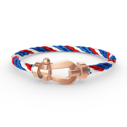 [GALE]FORCE LARGE HORSESHOE NO DIAMOND BRACELET ROSE GOLD