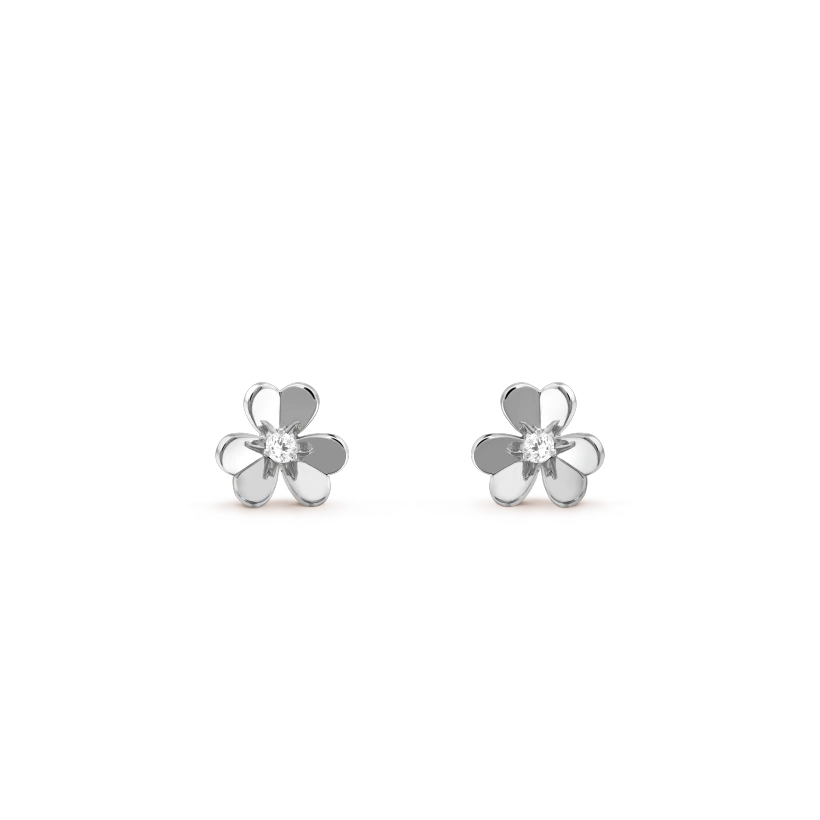 [GALE]FRIVOLE MINI SILVER FLOWER EARRINGS