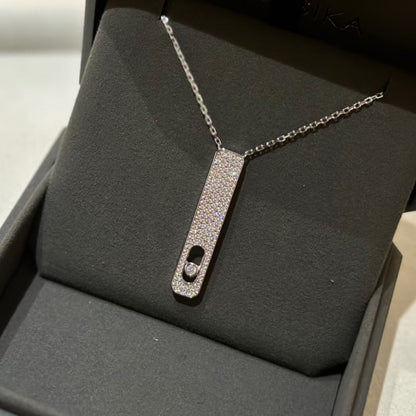 [GALE]MY FIRST DIAMOND PAVED NECKLACE