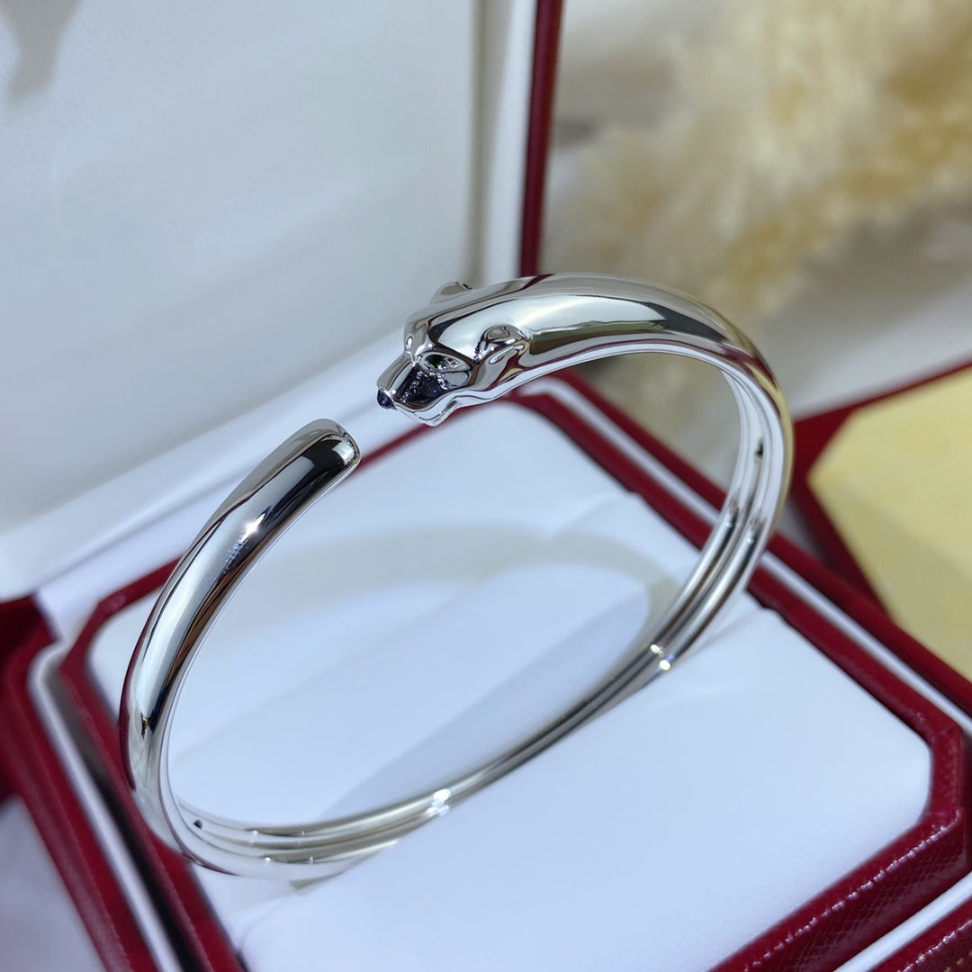 [GALE]PANTHERE SILVER OPEN BRACELET